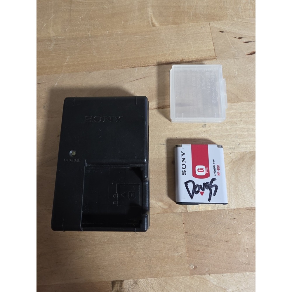 Sony OEM NP-BG1 Battery +AC Charger for Sony Cyber-shot DSC-H90, H70, HX5,HX7